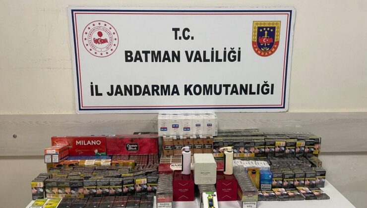 Batman’da gümrük kaçağı 1510 paket sigara ele geçirildi