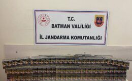 Batman’da gümrük kaçağı 1510 paket sigara ele geçirildi