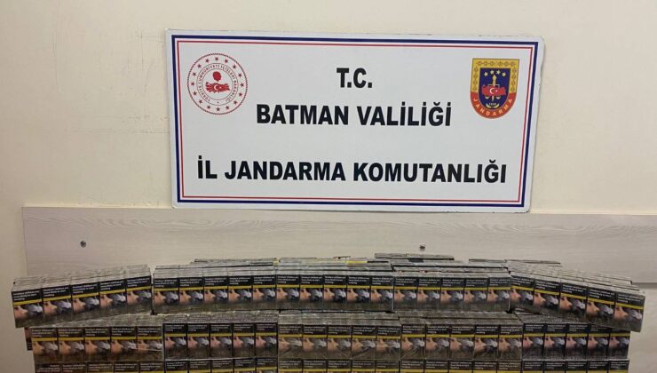 Batman’da gümrük kaçağı 1510 paket sigara ele geçirildi