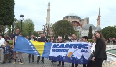 Bosna Hersekli sporcu, kanser hastasına destek yolculuğunu İstanbul’da tamamladı