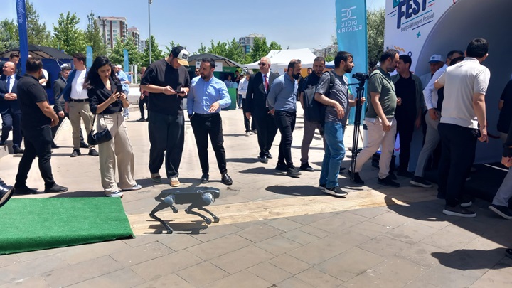Robotik Köpek Festivalin Gözdesi Oldu