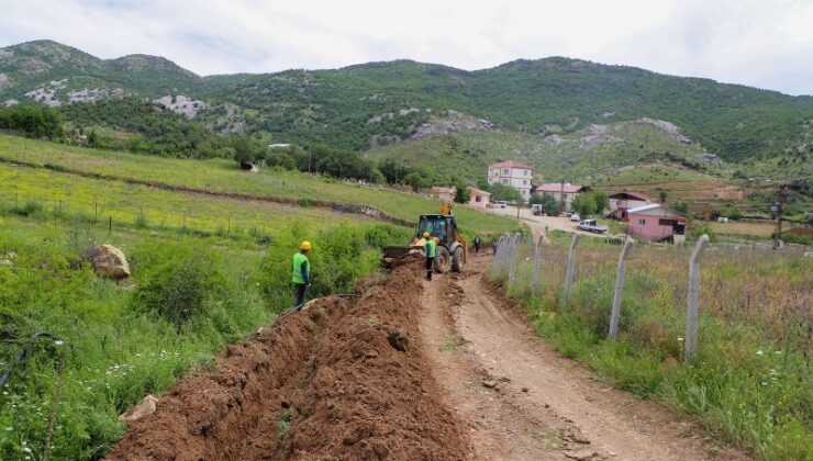 DİSKİ, Hazro’nun Çitlibahçe Mahallesi’ne su ulaştırdı