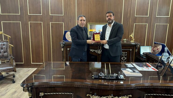 Diyarbakır Aile ve Sosyal Hizmetler Müdürü Aydın Polat’tan iş insanı Bozkuş’a ziyaret
