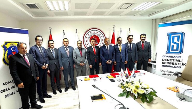 Diyarbakır’da “Denetimli Serbestlik Hizmetleri Alanında İşbirliği Protokolü” imzalandı