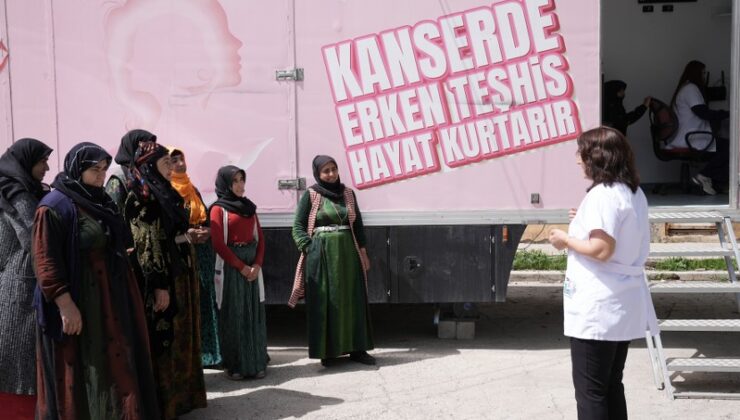 Diyarbakır’da mobil kanser tarama aracı kırsala umut oluyor