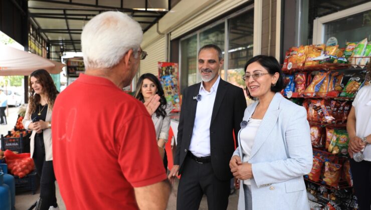 Eş Başkanlar Esnafla Buluştu, Sorun Dinledi