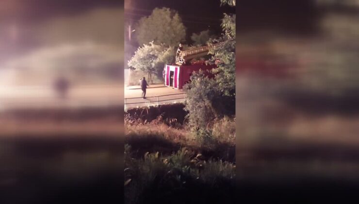 Garajda çıkan yangın söndürüldü