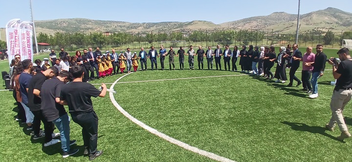Hazro’da protokol halayda buluştu