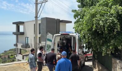 İnşaatta yüksekten düşen 2 işçi yaralandı
