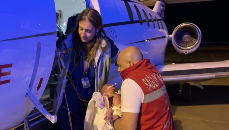 Ağrı’da doğan kalp rahatsızlıklı bebek için acil sevk