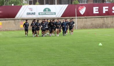 Play-off maçlarına hazırlanan Elazığspor’un hedefi Trendyol 1. Lig’e yükselmek
