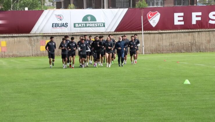 Play-off maçlarına hazırlanan Elazığspor’un hedefi Trendyol 1. Lig’e yükselmek