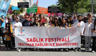 Sağlıklı bireyler için Batman’da festival düzenlendi