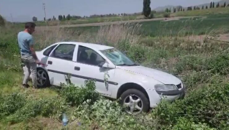 Otomobil şarampole devrildi: sürücü ve yolcu yaralandı