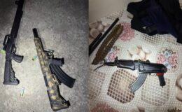 Silah, patlayıcı ve etil alkol ele geçirilen operasyonda 2 zanlı tutuklandı