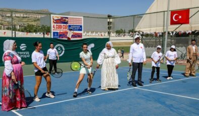 Şırnak’ta 4. Uluslararası Cudi Cup Tenis Turnuvası başladı