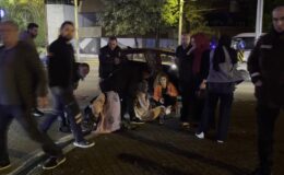 Kavşakta çarpışan araçlarda yedi kişi yaralandı