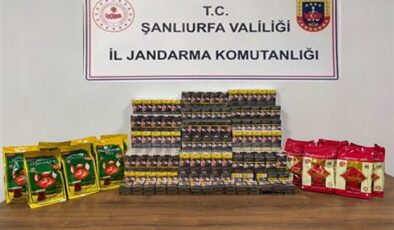 Şanlıurfa’da kaçakçılık operasyonu