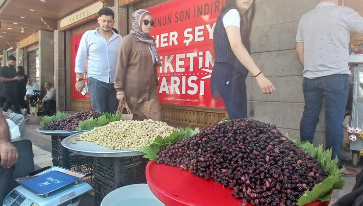 Diyarbakır’ın tarihi lezzeti dutlar kiloyla satılıyor