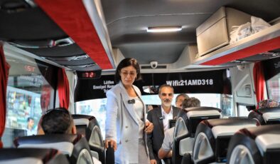 Eş Başkanlardan bayram öncesi otogar ziyareti