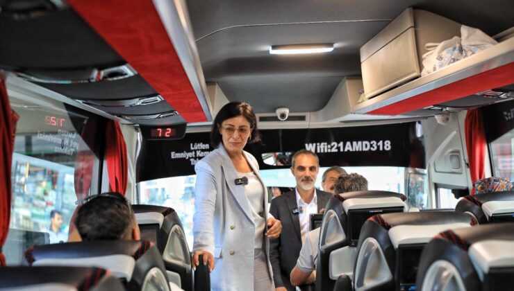 Eş Başkanlardan bayram öncesi otogar ziyareti