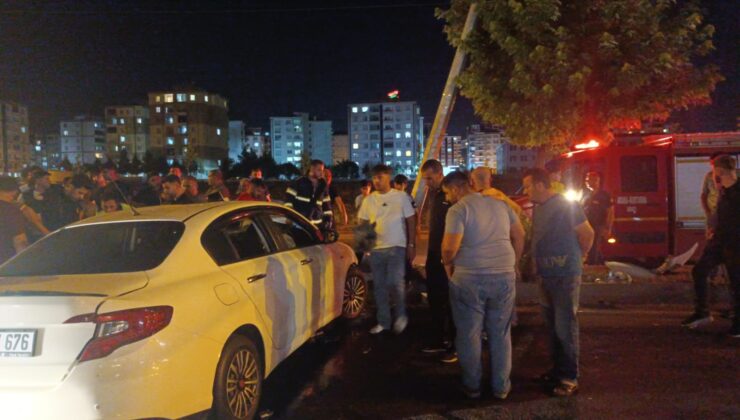 Diyarbakır’da aşırı hız kazaya neden oldu: 3 yaralı