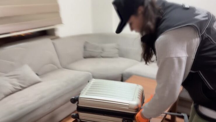 Yolcu otobüsündeki valizde 3 kilo 700 gram sentetik uyuşturucu bulundu