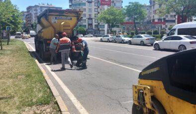 Yağışta Aşınan Yollar Büyükşehir Belediyesi Tarafından Onarılıyor