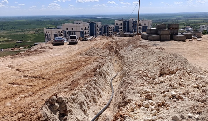 Kocaköy’de 84 konut ve 2 işyerine içme suyu sağlayacak yeni hat döşendi