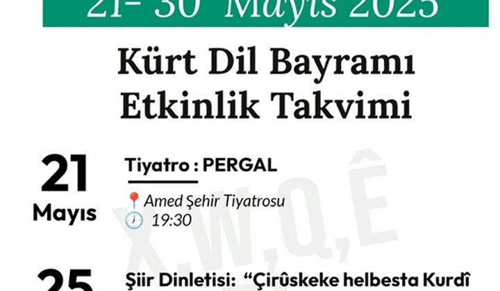 Kayapınar Belediyesi’nin Kürt Dili Bayramı etkinlikleri