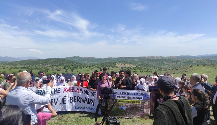 Kulp ilçesinde GES protestosu