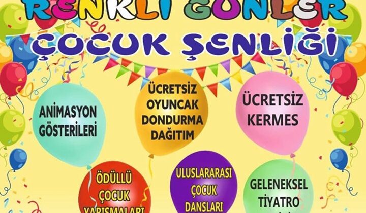 Kurban bayramında çocuklar için şenlik