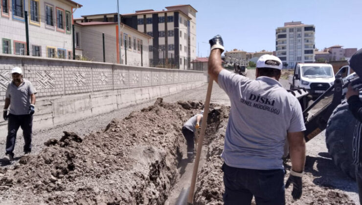 DİSKİ’den Okullara Kanalizasyon Altyapısı Desteği: 24 Günde 614 Metre Hat Döşendi