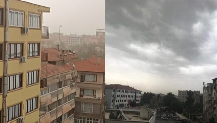 Diyarbakır’da Fırtına Etkili Oluyor