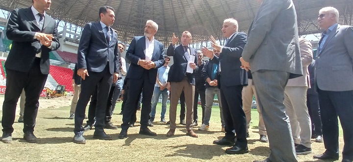 Vali Zorluoğlu, Diyarbakır Stadyumu’nu inceledi