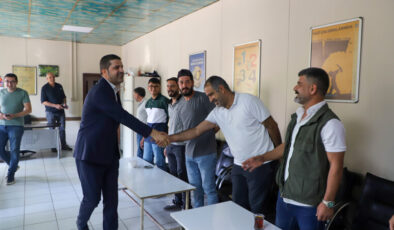 DİSKİ, mesaiye bayramlaşmayla başladı