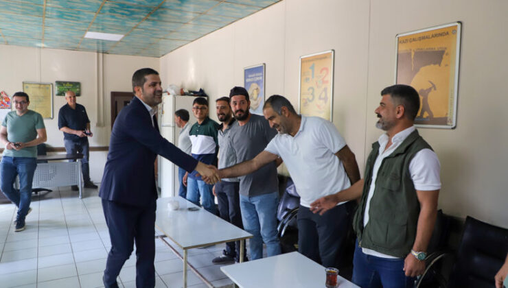 DİSKİ, mesaiye bayramlaşmayla başladı