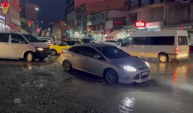 Ağrı’da sağanak yağış etkili oldu