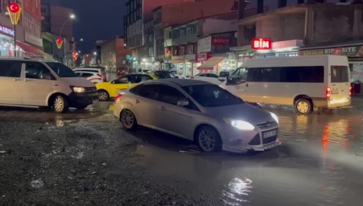 Ağrı’da sağanak yağış etkili oldu