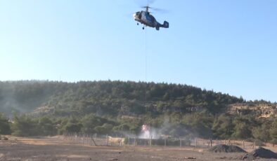 Aliağa ve Foça’daki yangın havadan karadan söndürülüyor