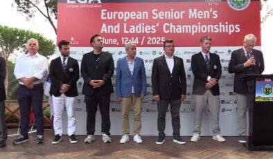 Avrupa 50 Yaş Üstü Büyükler Golf Şampiyonası, Antalya’da sona erdi