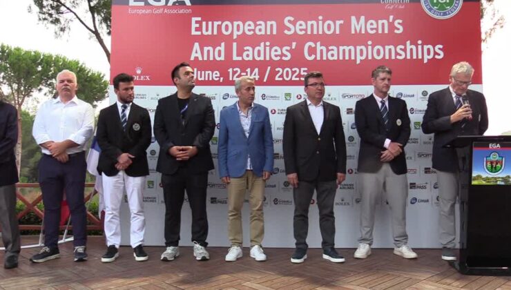 Avrupa 50 Yaş Üstü Büyükler Golf Şampiyonası, Antalya’da sona erdi
