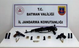 Batman’da attığı çuvalda silah çıkan zanlı tutuklandı