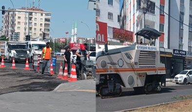 Bağlar’ın En İşlek Caddesi Asfaltlanıyor