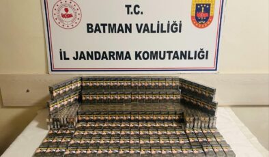 Batman’da gümrük kaçağı 422 paket sigara ele geçirildi