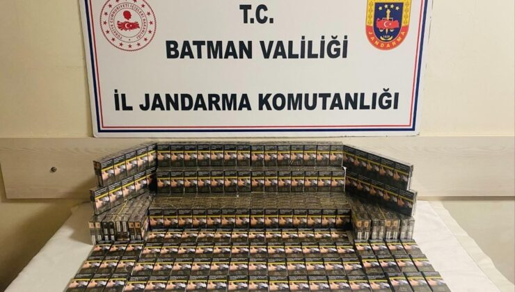 Batman’da gümrük kaçağı 422 paket sigara ele geçirildi