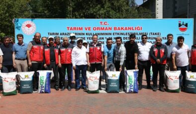 Çiftçilere yüzde 75 hibeli 141 ton soya tohumu dağıtıldı