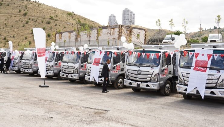 Diyarbakır Büyükşehir’e TBB’den hizmet aracı desteği