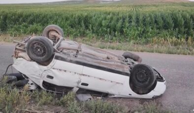Diyarbakır’da devrilen otomobildeki 1 kişi öldü, 4 kişi yaralandı