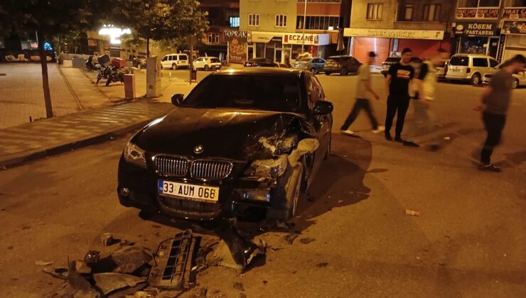 Diyarbakır’ın Kulp ilçesinde gece yarısı korkutan kaza